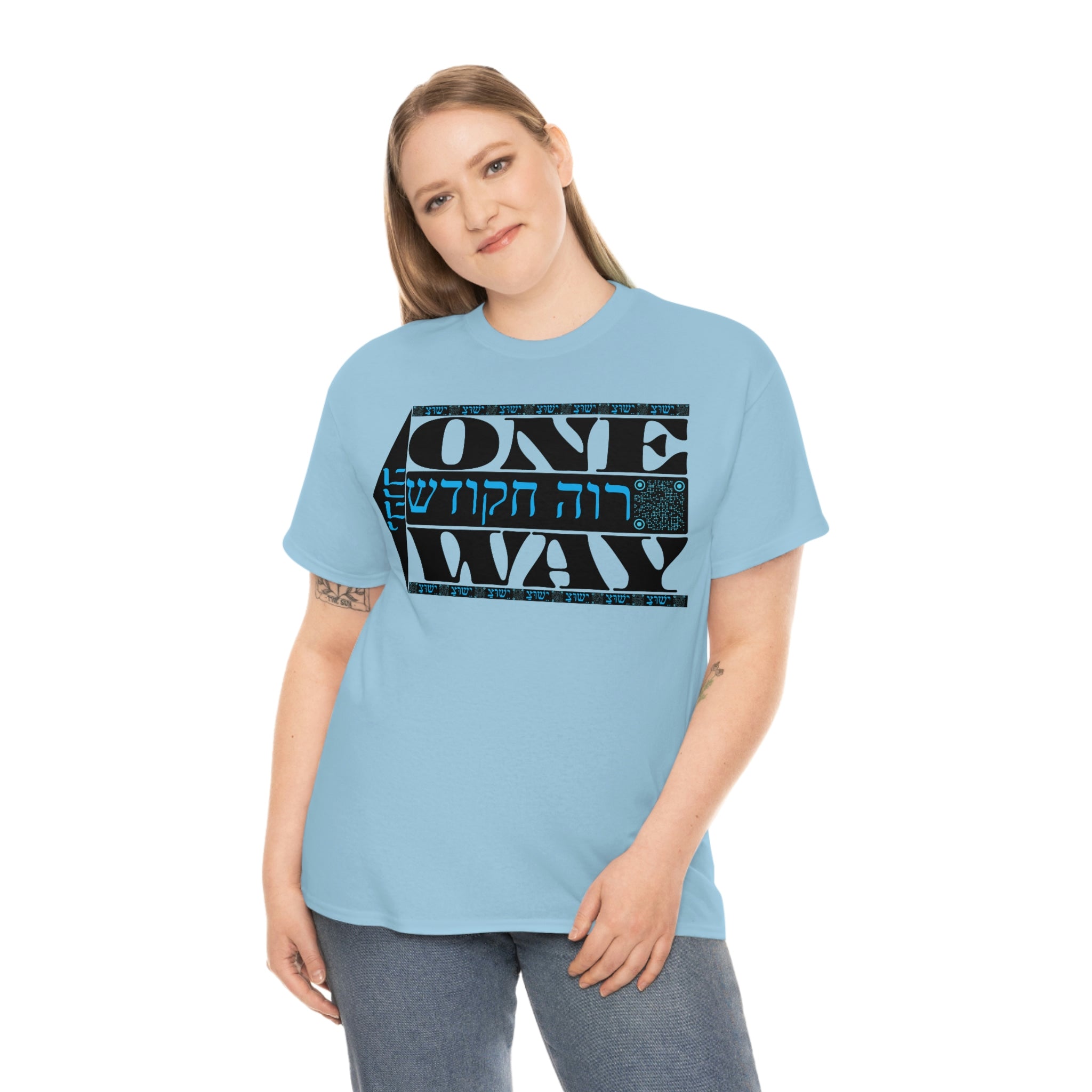 One Way Unisex Heavy Cotton Tee