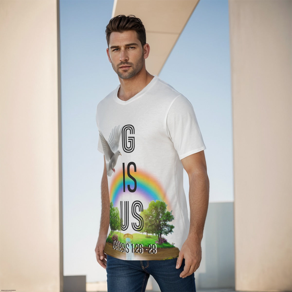 G Is Us! All-Over Print Men's O-Neck T-Shirt