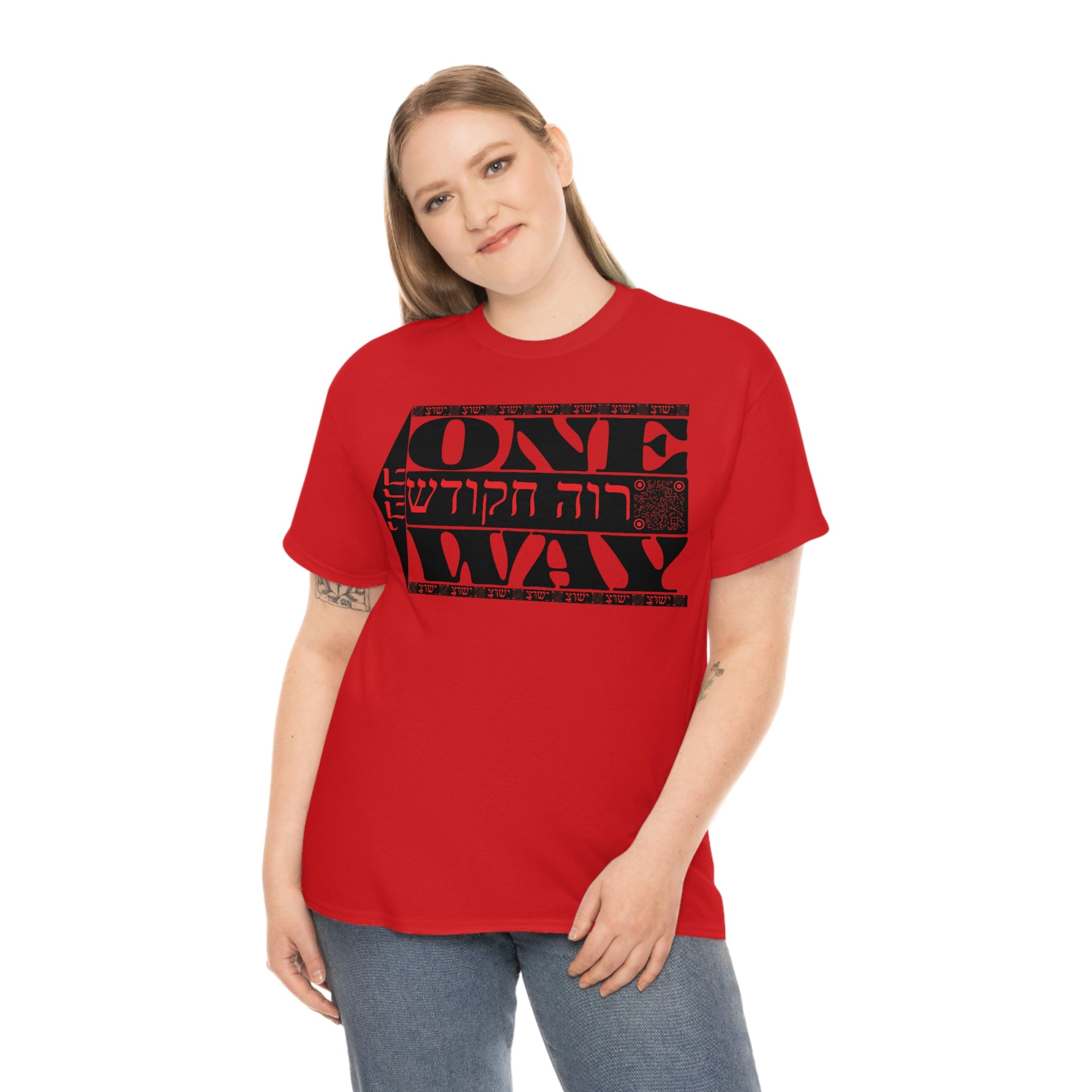 One Way Unisex Heavy Cotton Tee