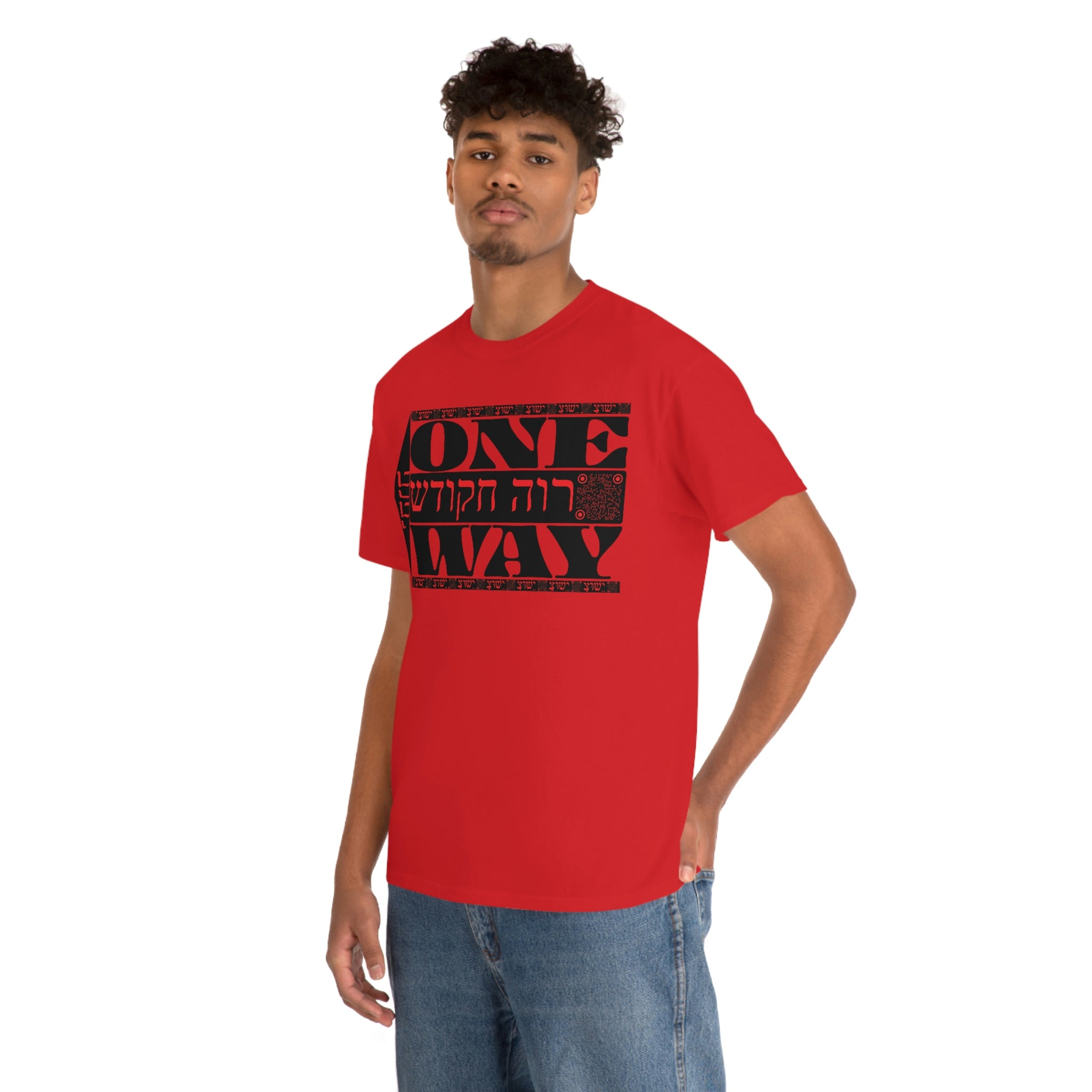 One Way Unisex Heavy Cotton Tee