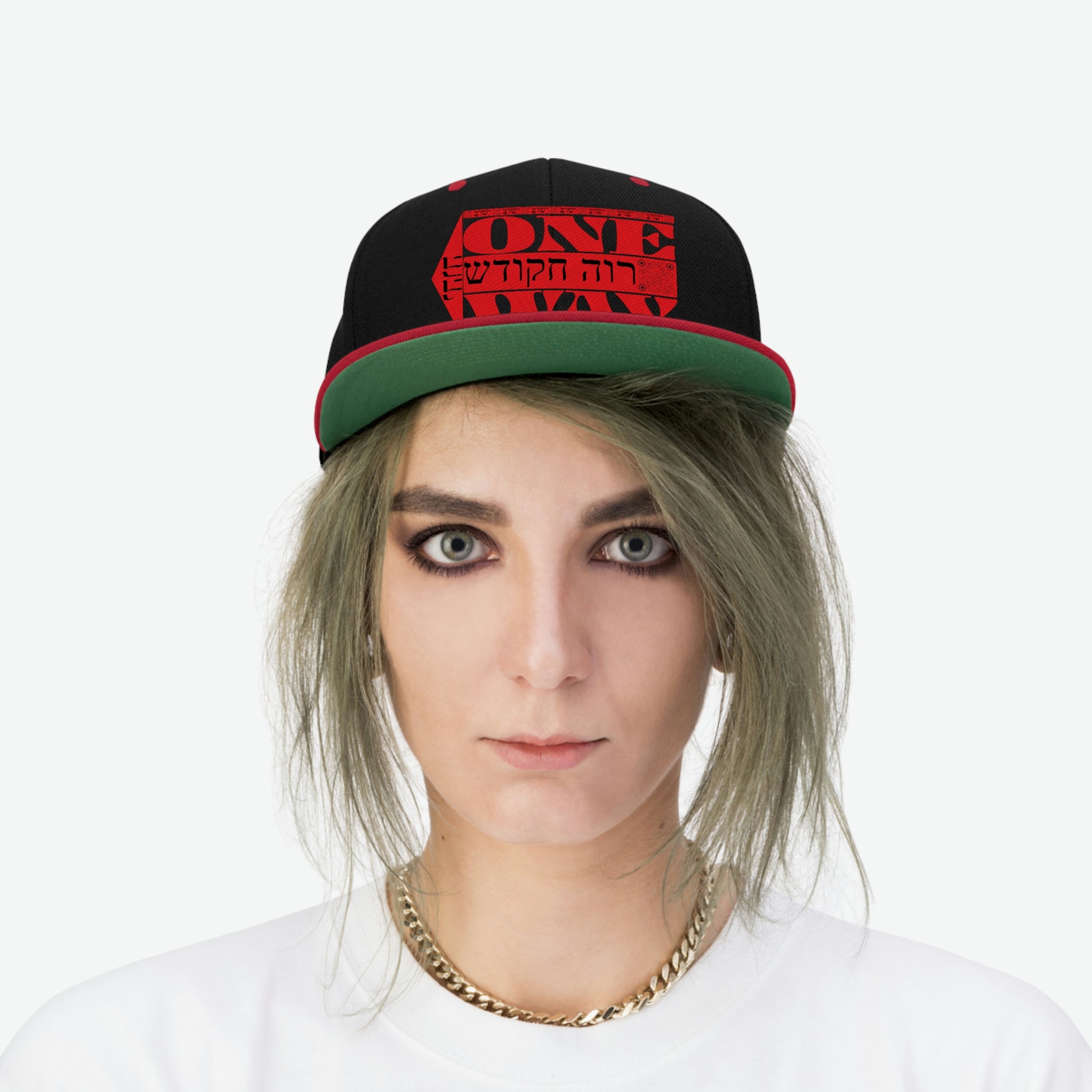 One Way Unisex Flat Bill Hat