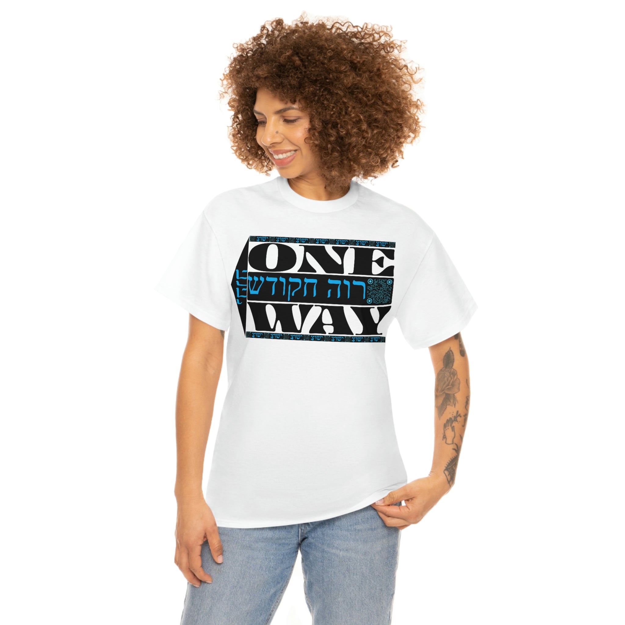 One Way Unisex Heavy Cotton Tee