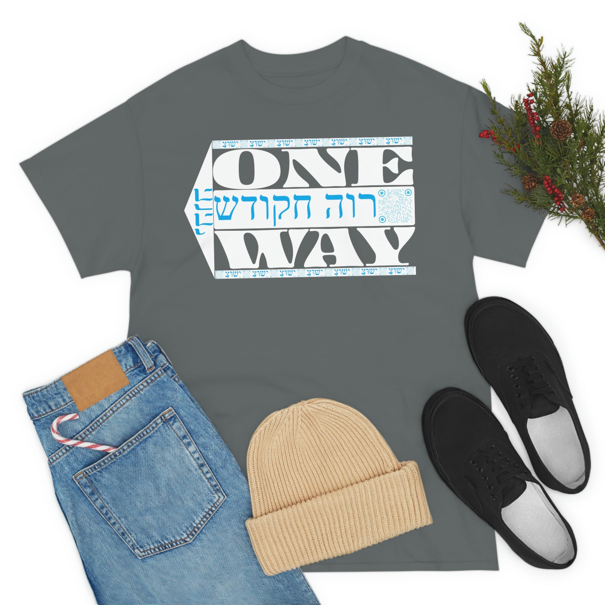 One Way Unisex Heavy Cotton Tee