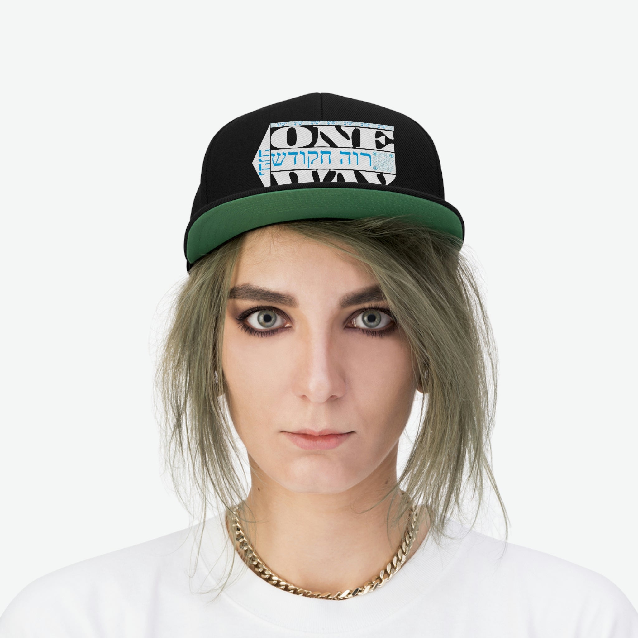 One Way Unisex Flat Bill Hat