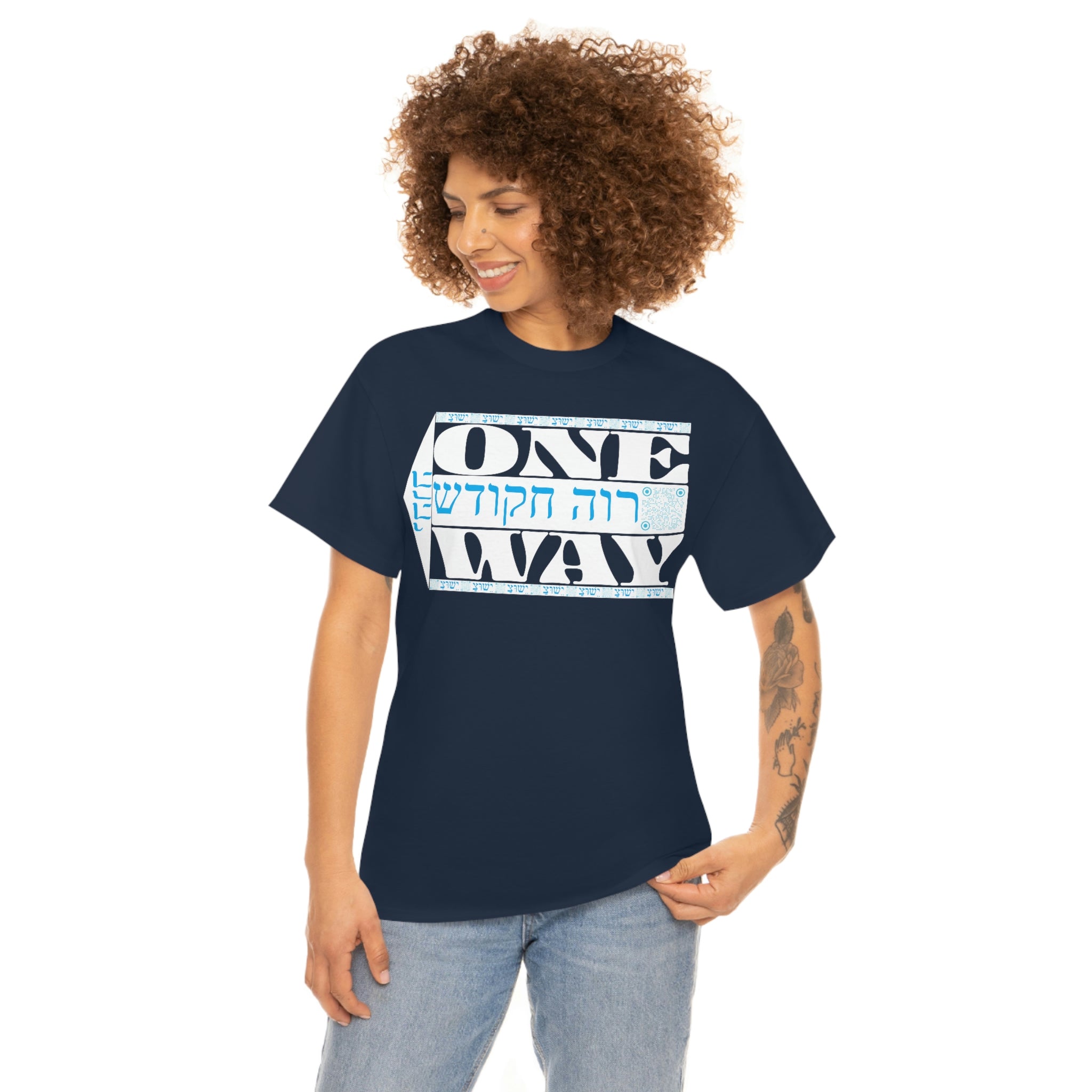 One Way Unisex Heavy Cotton Tee