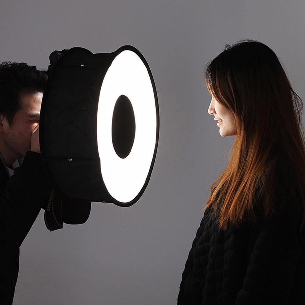 New Ring Softbox Flash Round Flash Softbox Foldable Soft Flash Diffuser Camera - MCNM's Marketplace