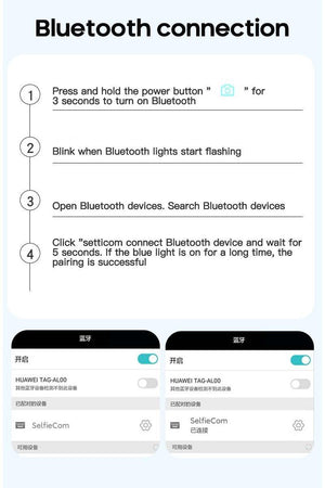 3 In1 Bluetooth Wireless Selfie Stick Tripod Foldable - MCNM's Marketplace
