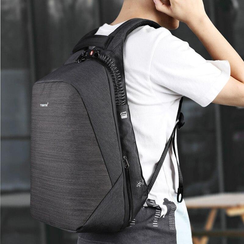 Tigernu anti theft laptop backpack usb charging 15.6 backpacks men slim waterproof school backpack bag - MCNM's Marketplace