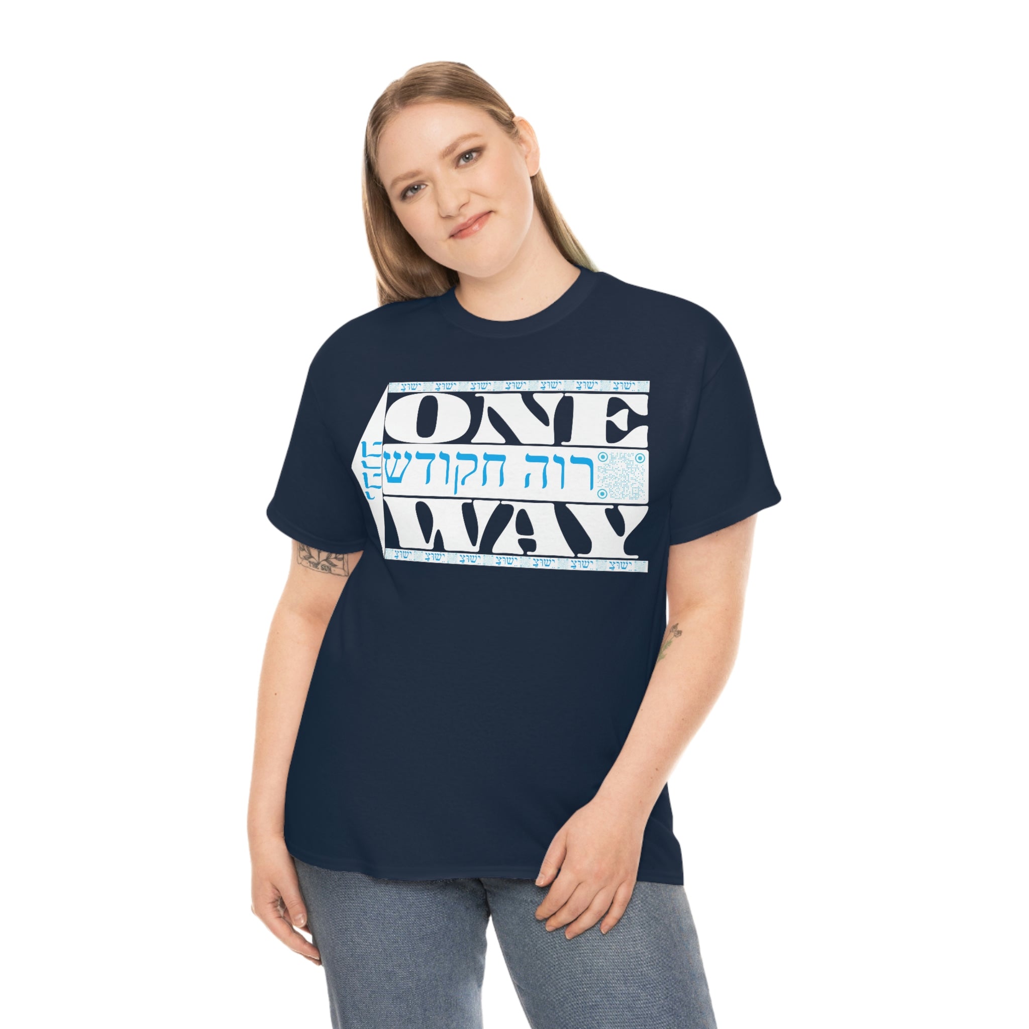 One Way Unisex Heavy Cotton Tee