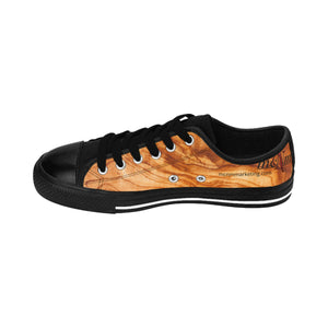 Wood Grain MCNM Marketing Men's Sneakers