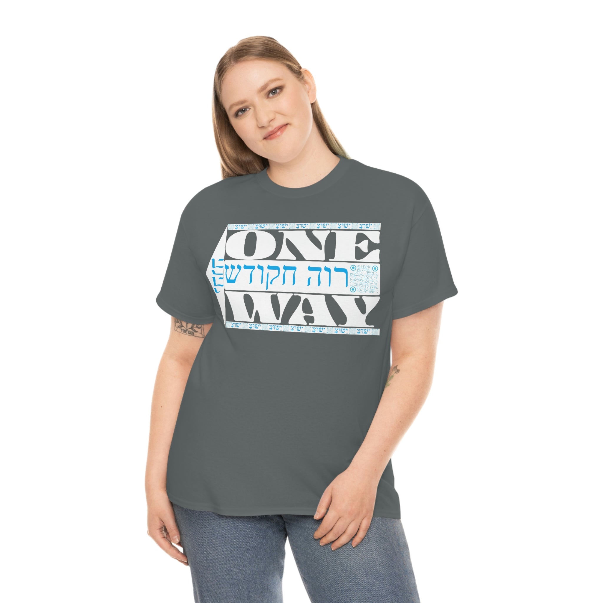 One Way Unisex Heavy Cotton Tee