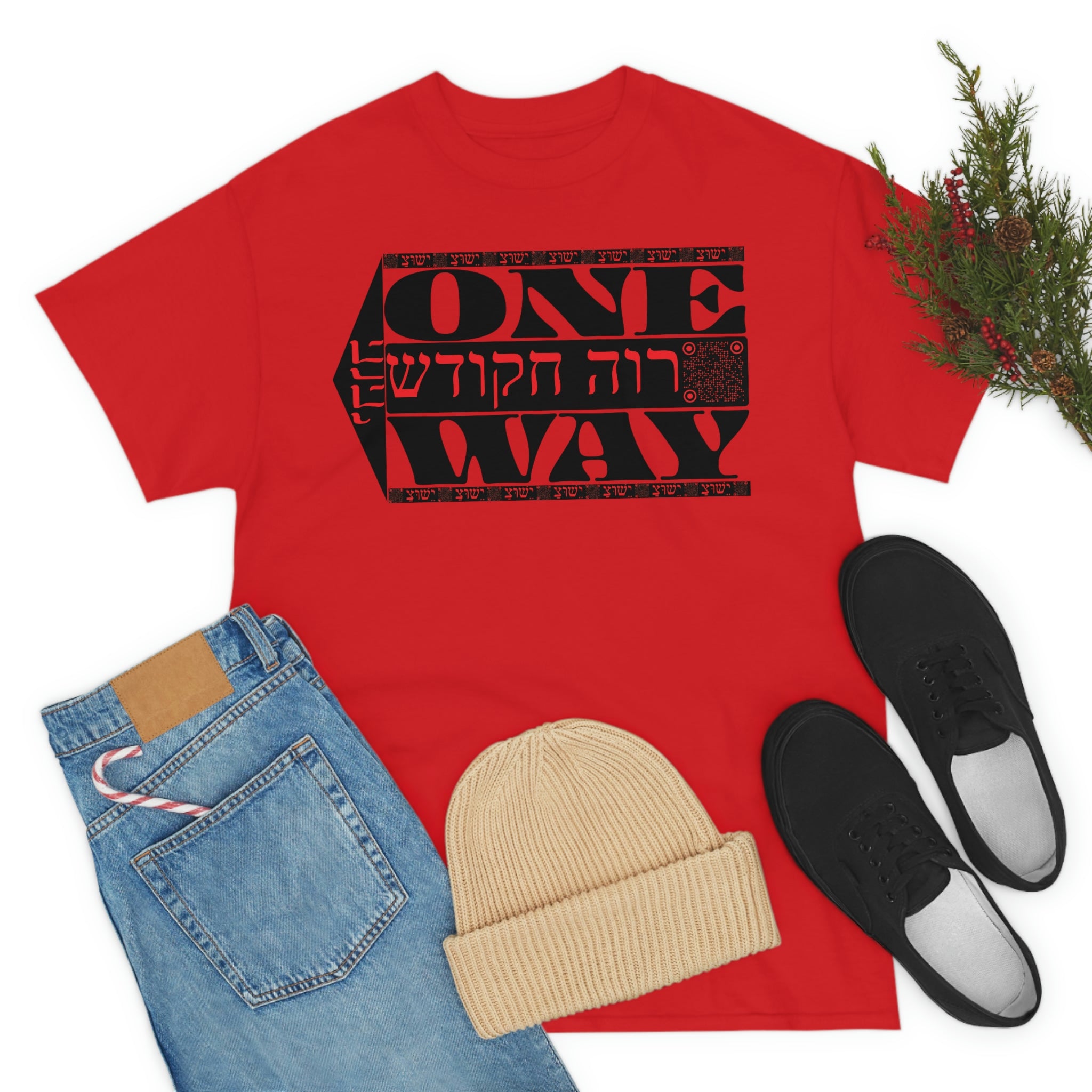 One Way Unisex Heavy Cotton Tee