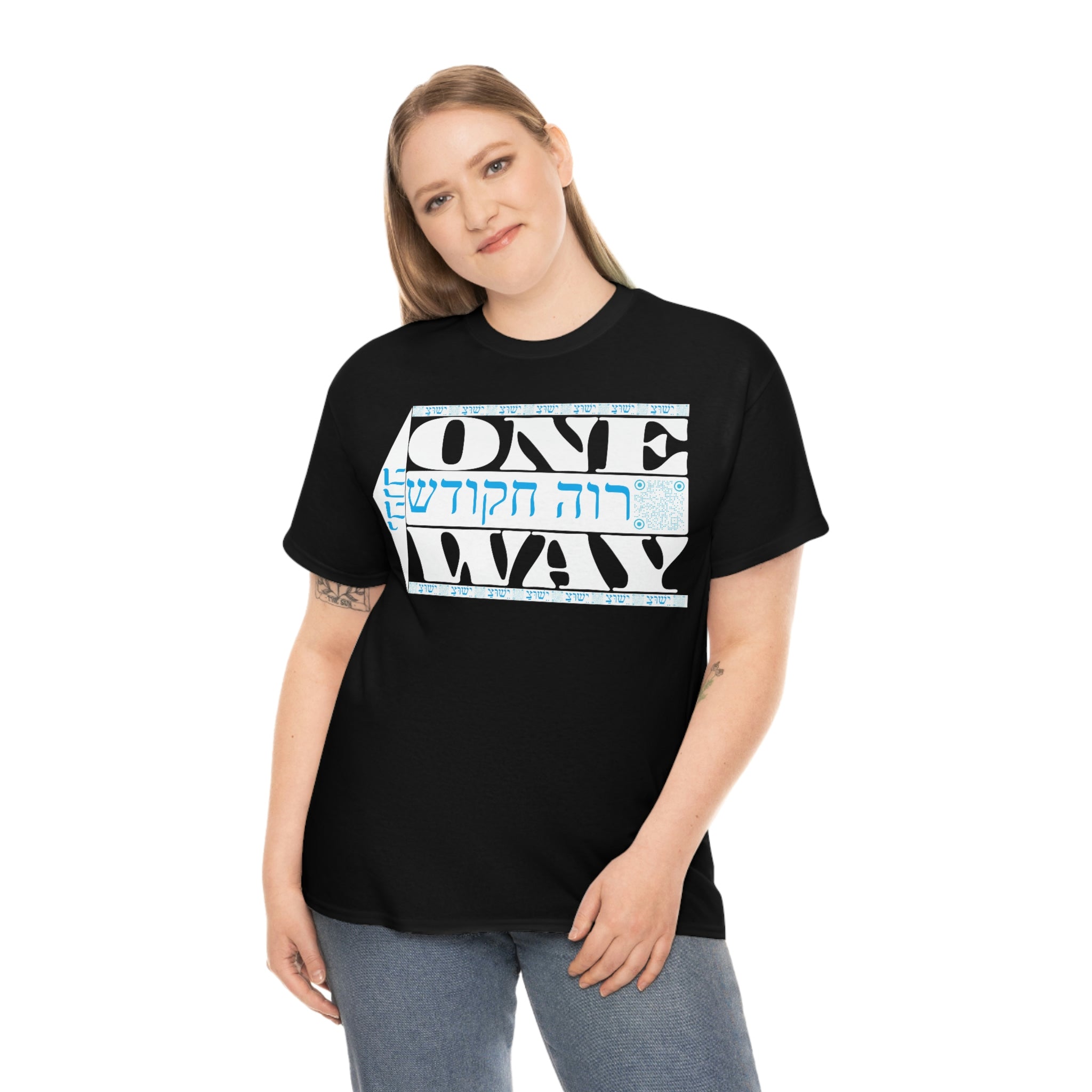 One Way Unisex Heavy Cotton Tee