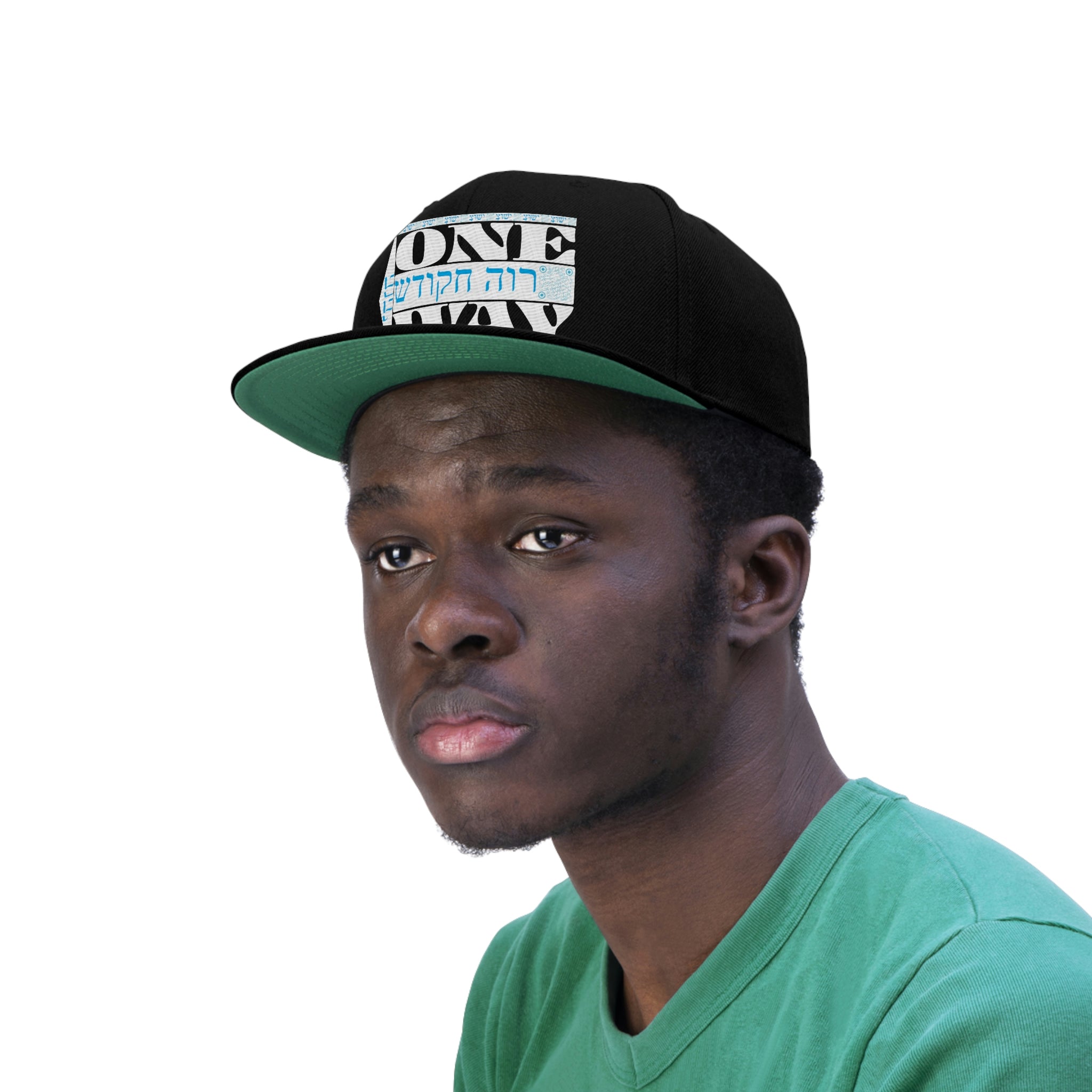 One Way Unisex Flat Bill Hat