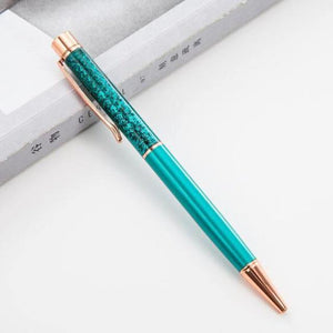 1pc New Gold Foil Pens Metal Ballpoint Pens Office Birthday Gifts Ballpoint Pens Engraved Name Private Laser Customized Logo Pen - MCNM's Marketplace