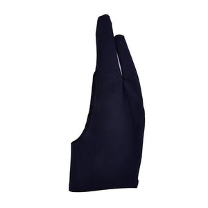 Black 2 Finger Anti-fouling Glove,both For Right And Left Hand Artist Drawing For Any Graphics Drawing Tablet - MCNM's Marketplace