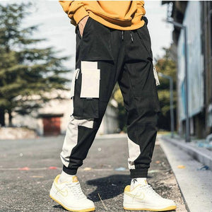 Streetwear Men's Multi Pockets Cargo Harem Pants Hip Hop Casual Male Track Pants Joggers Trousers Fashion Harajuku Men Pants - MCNM's Marketplace