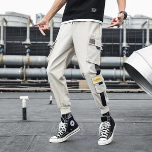 Streetwear Men's Multi Pockets Cargo Harem Pants Hip Hop Casual Male Track Pants Joggers Trousers Fashion Harajuku Men Pants - MCNM's Marketplace