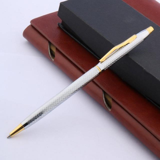 luxury high quality Twist Wave pattern drawing ink METAL Ballpoint Pen Stationery Office school supplies new - MCNM's Marketplace