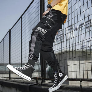 Streetwear Men's Multi Pockets Cargo Harem Pants Hip Hop Casual Male Track Pants Joggers Trousers Fashion Harajuku Men Pants - MCNM's Marketplace