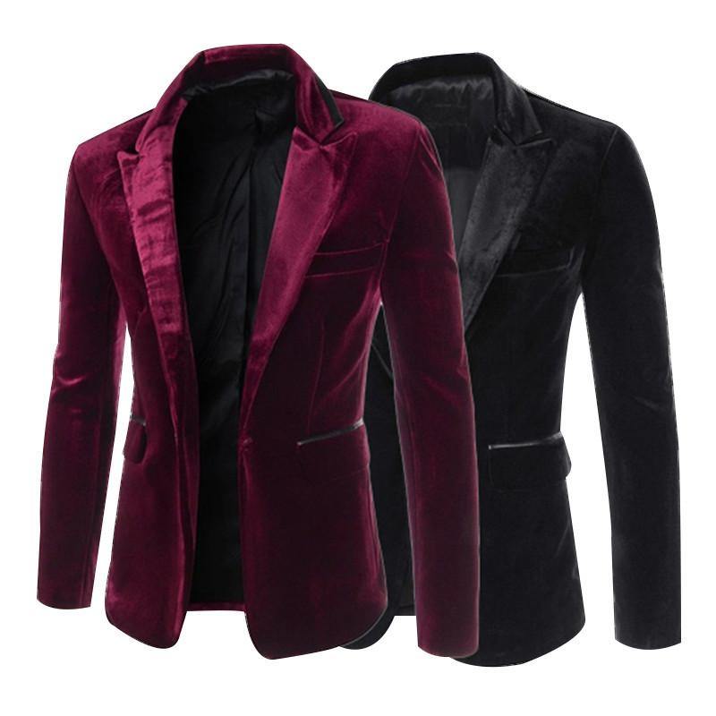 2015 New Arrival Elegant Single Button Design Casual Stylish Blazer Jacket Suits Hot Sale Fashion Special Slim Fit Blazer Jackes - MCNM's Fashion Bug