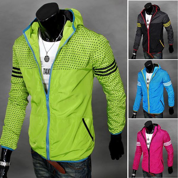 2015 New Fashion Korea Style Jacket Free Shipping Patchwork College Baseball Cotton Jacket Men's Clothing Coats 4 Color - MCNM's Fashion Bug