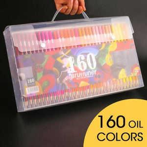 Andstal 48/72/120/160/180 Professional Oil Color Pencil Set Watercolor –  MCNM's Marketplace