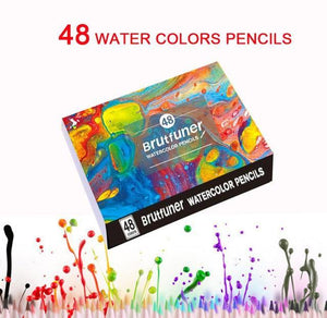 Andstal 48/72/120/160/180 Professional Oil Color Pencil Set Watercolor Drawing colored pencils wood colour coloured pencils kids - MCNM's Marketplace