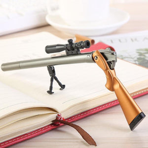 1 Pcs Creative Plastic Rifle Gun Shape Gel Pen Weapons Pen Kids Gift Toys Korean School Supplies Black Refill 0.5mm Stationery - MCNM's Marketplace