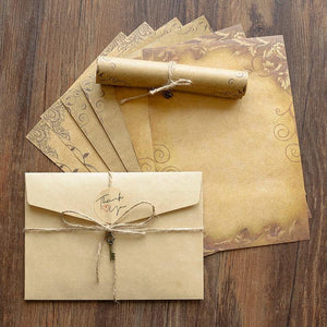 1pack Vintage Kraft Envelope Letter Pad Set Valentine's Day Love Lette –  MCNM's Marketplace
