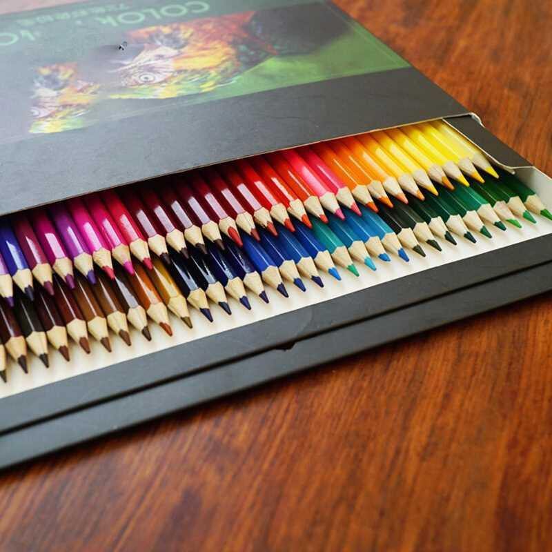 24/36/48/72 Colors Oily Color Pencil  Artistic  Color Lead Brush Sketch Wood  Pencils Set Hand-Painted School Supplies - MCNM's Marketplace
