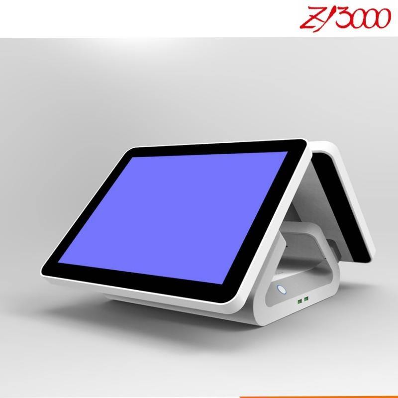 All in one touch screen pc 15'' double screen pos system touch screen standard pos terminals - MCNM's Marketplace